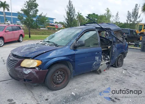 2006 Chrysler Town & Country Lx из США, поврежденный, VIN 1A4GP44R36B568700